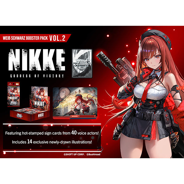 PRE-ORDER Weiss Schwarz: GODDESS OF VICTORY: NIKKE Vol.2 Booster Display (10 Packs)