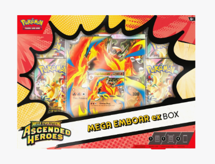 Ascended Heroes - Mega Emboar ex Box